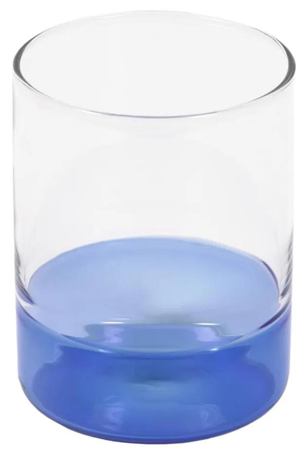 Kave Home - Copo Dorana vidro transparente e azul