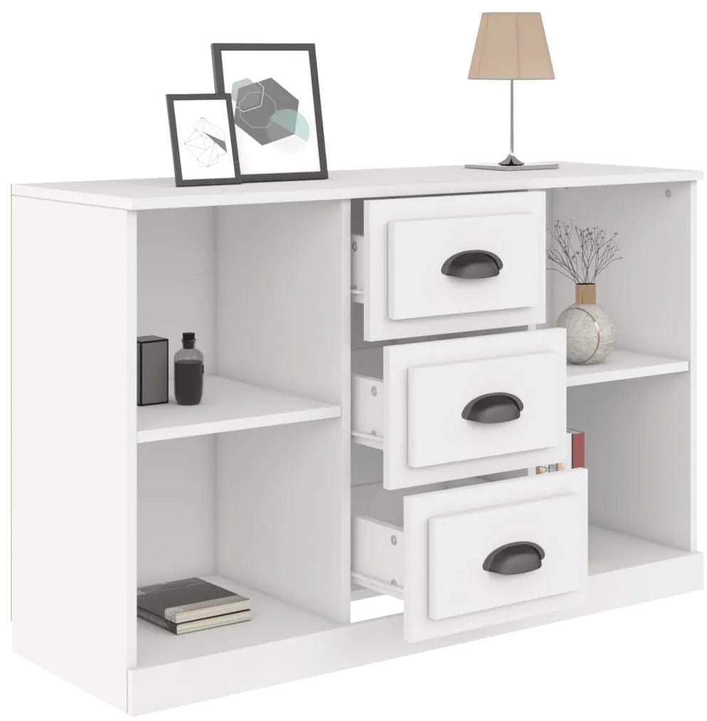 Aparador 104,5x35,5x67,5 cm derivados de madeira branco