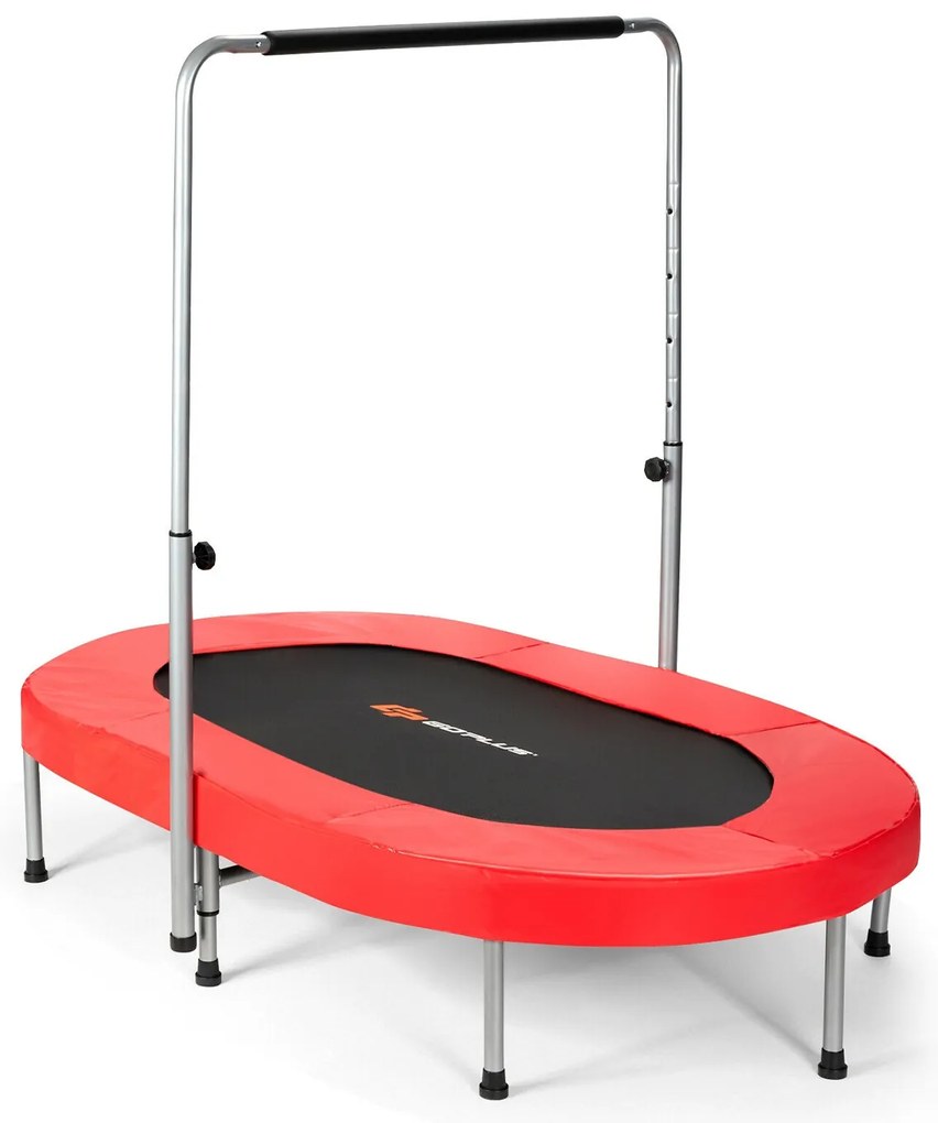 Trampolim infantil de 6 pés com balanço e rede de segurança - azul