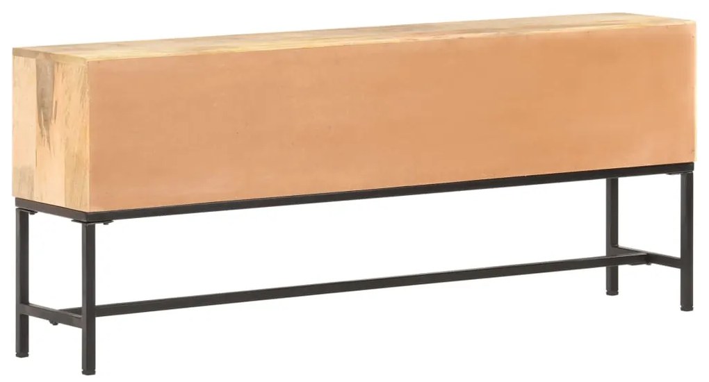 Aparador 145x30x60 cm madeira de mangueira maciça