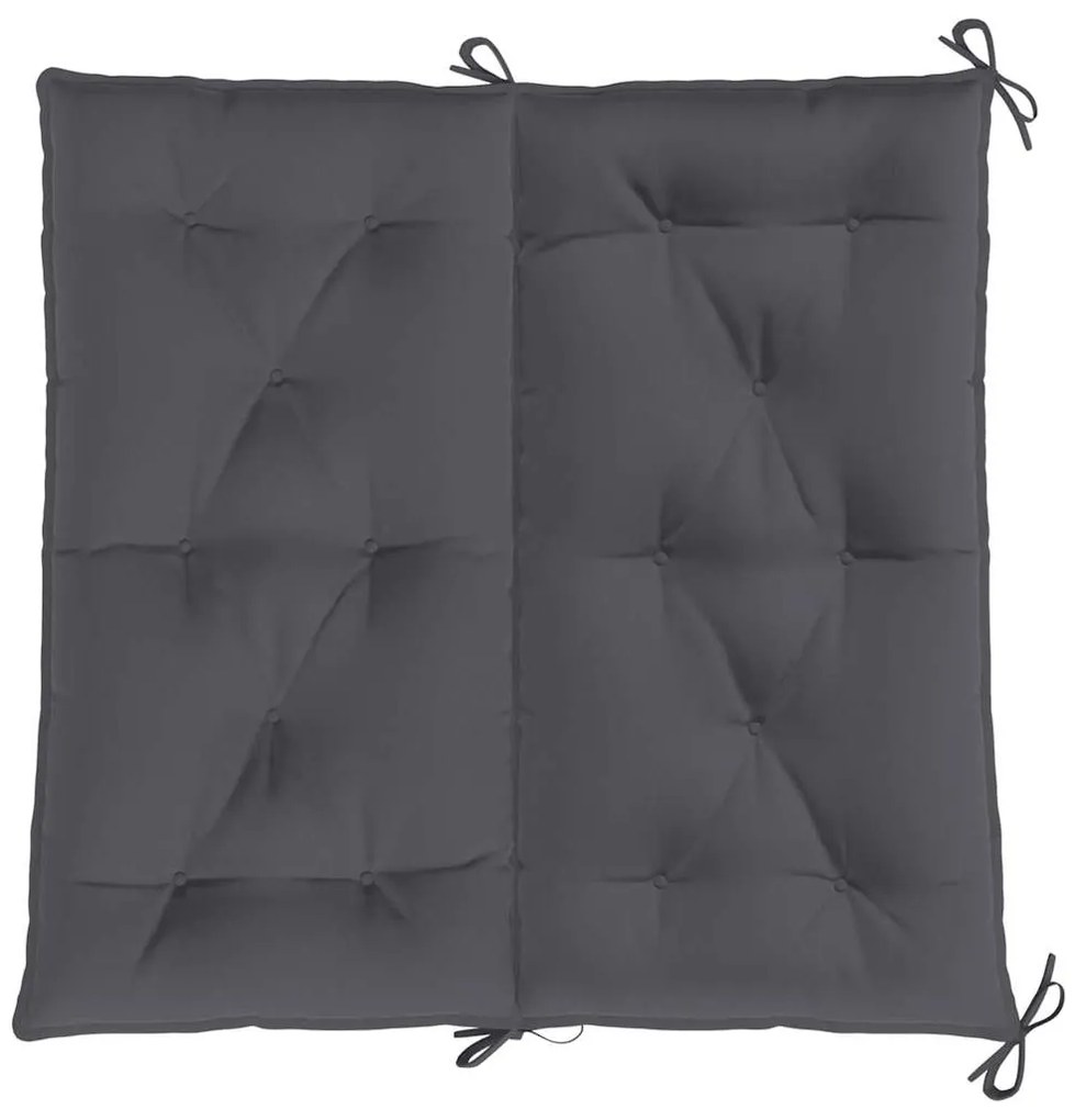 Almofadão banco jardim 100x(50+50)x7cm tecido oxford antracite