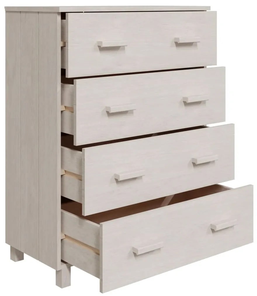Aparador HAMAR 79x40x103,5 cm pinho maciço branco