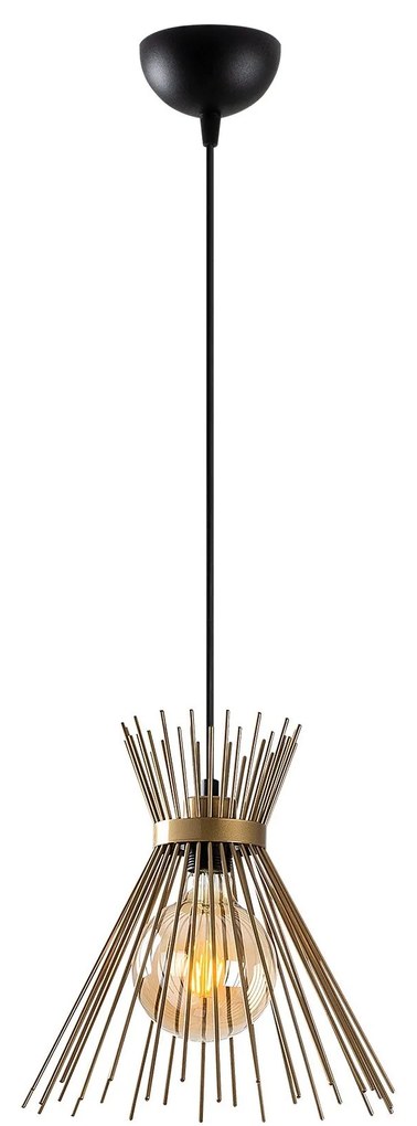 Candeeiro de Teto Chandelier Kirpi – Preto – 34 x 34 cm