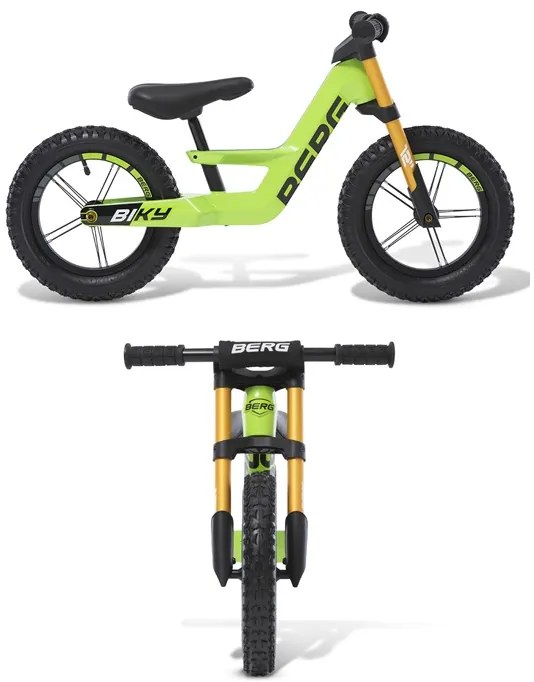 BERG BIKY CROSS GREEN BICICLETA EQUILÍBRIO DOS 30 MESES A 5 ANOS