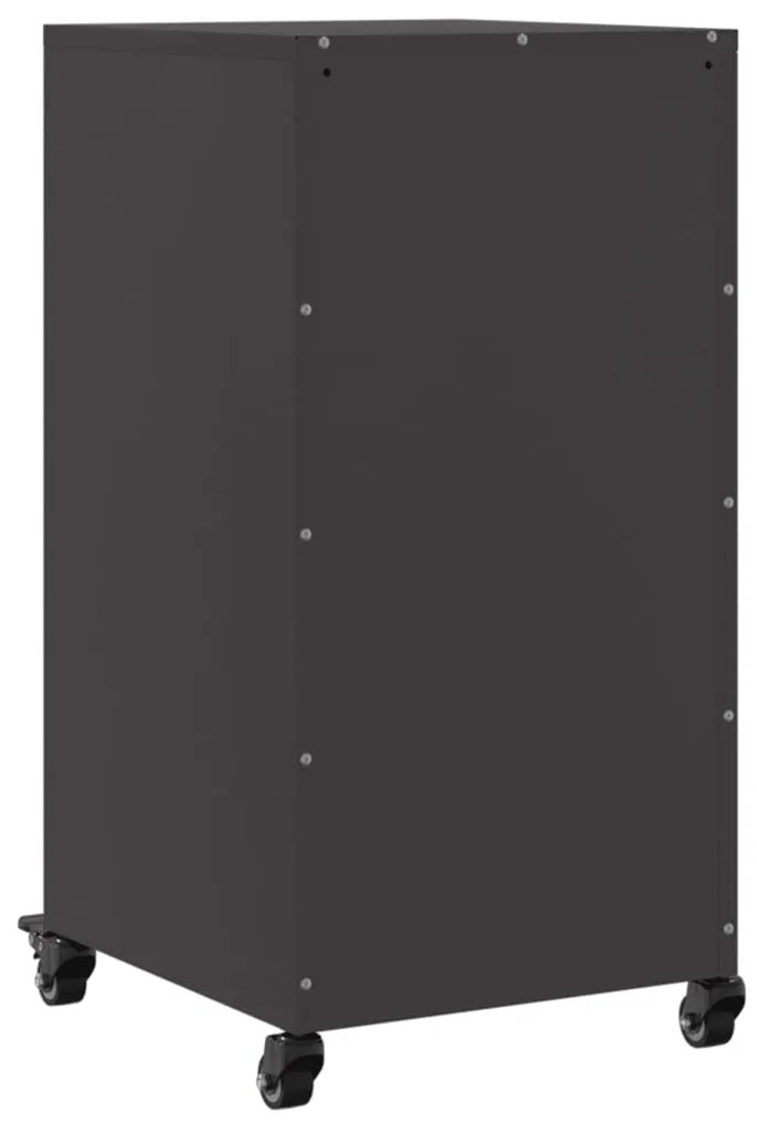Aparador 36x39x72 cm aço preto