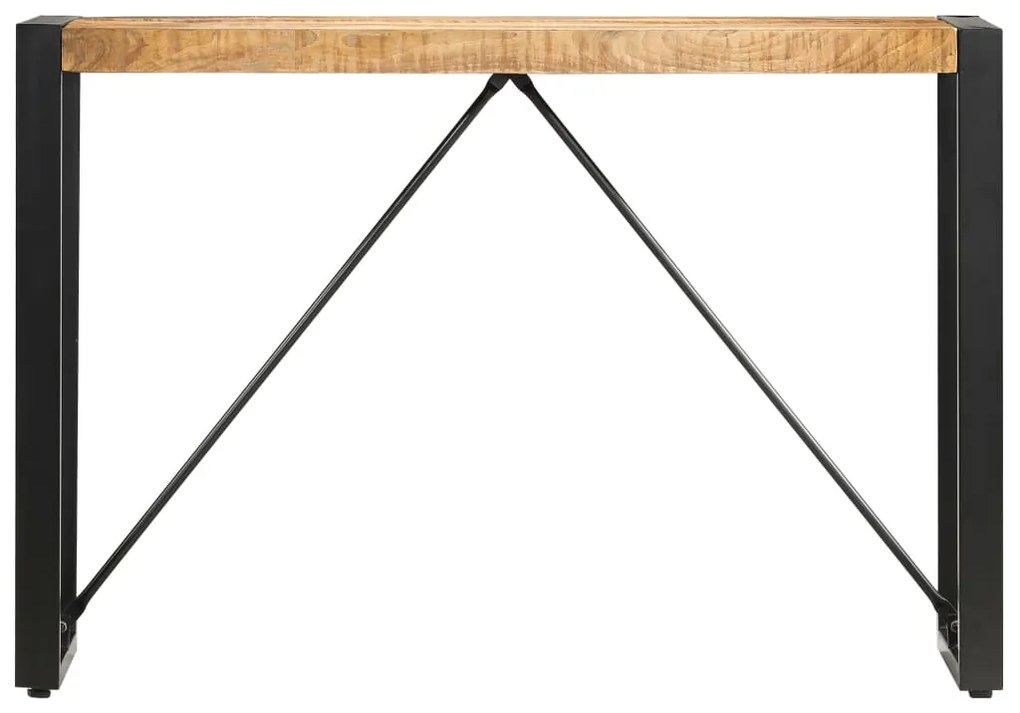 Mesa consola 110x35x76 cm madeira de mangueira maciça