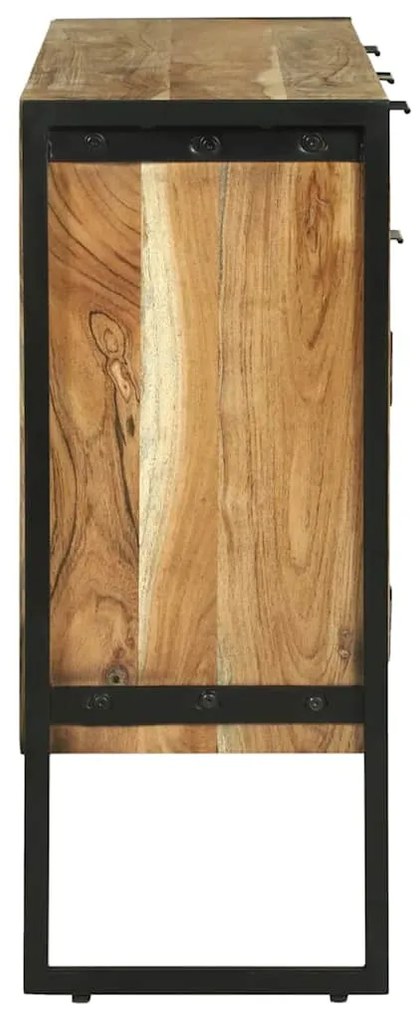 Aparador 100x30x75 cm Madeira Maciça de Acácia