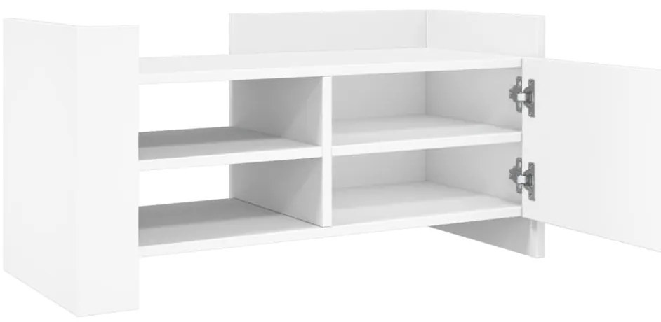 Móvel de TV 80x35x40 cm derivados de madeira branco