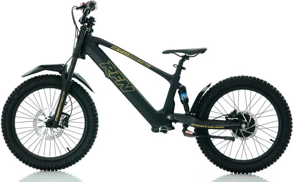 Bicicleta elétrica infantil 750W 20" RXF Evo Racing Preto/Dourado