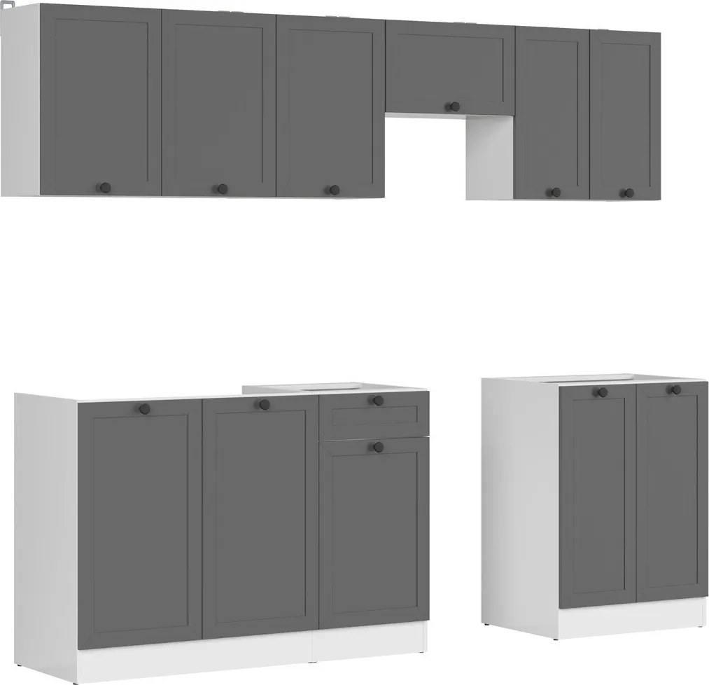 Conjunto de cozinha modular Classic Grey 119
