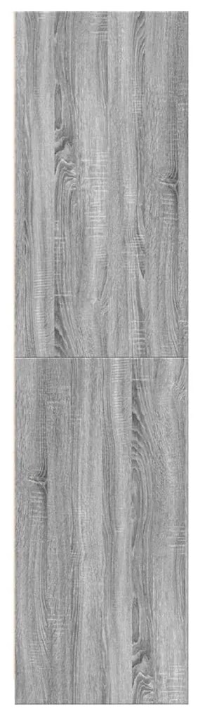 Roupeiro 50x50x200 cm derivados de madeira cinzento sonoma