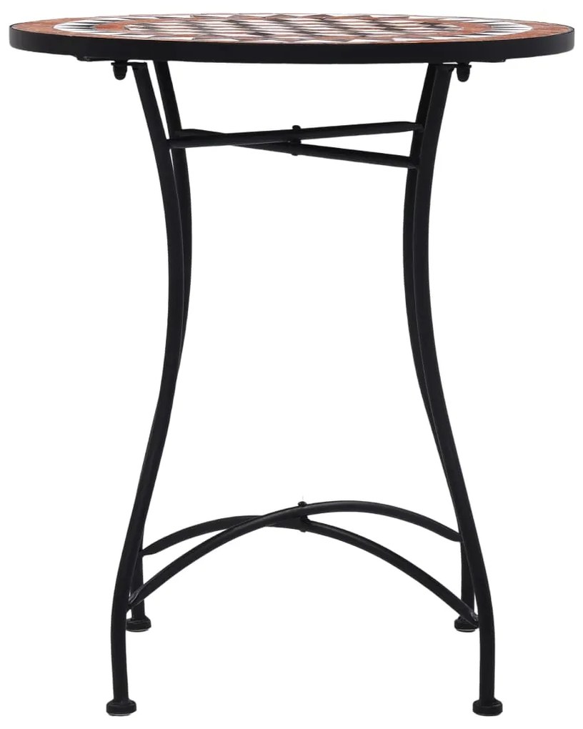 3 pcs conjunto bistro em mosaico azulejos de cerâmica terracota
