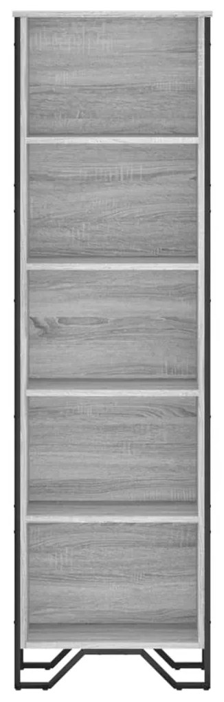 Estante 50x31x169 cm derivados de madeira cinzento sonoma