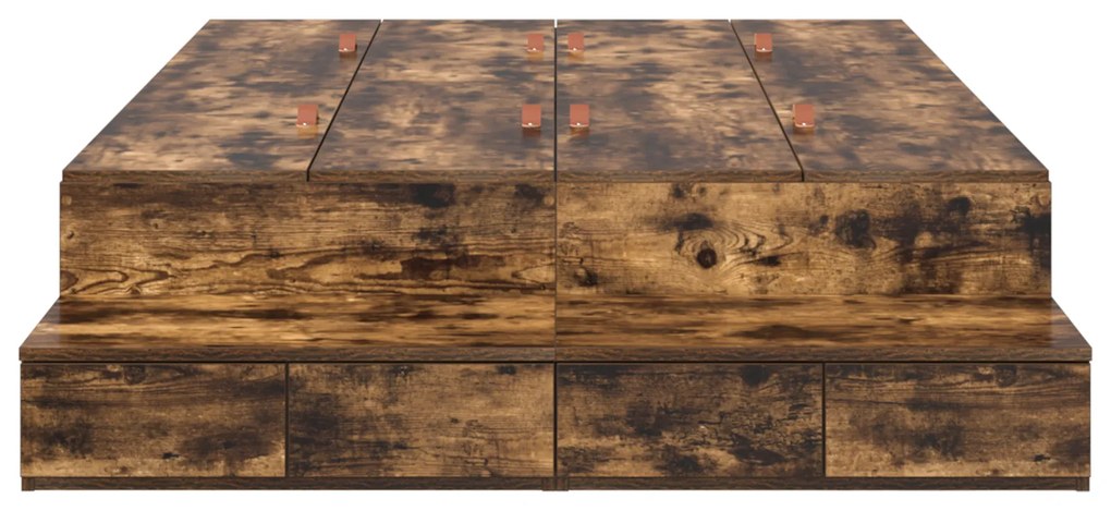 Estrado de Cama Carvalho Defumado 120x200 cm