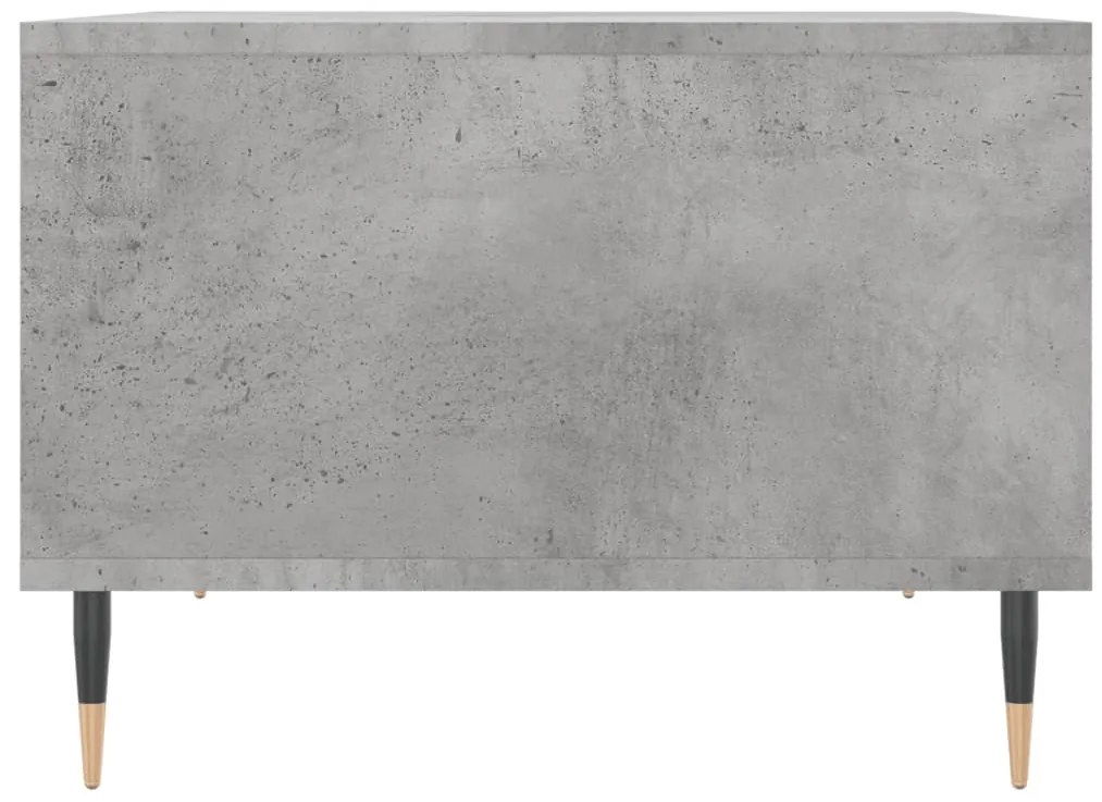 Mesa de centro 60x50x36,5 cm derivados de madeira cinza cimento