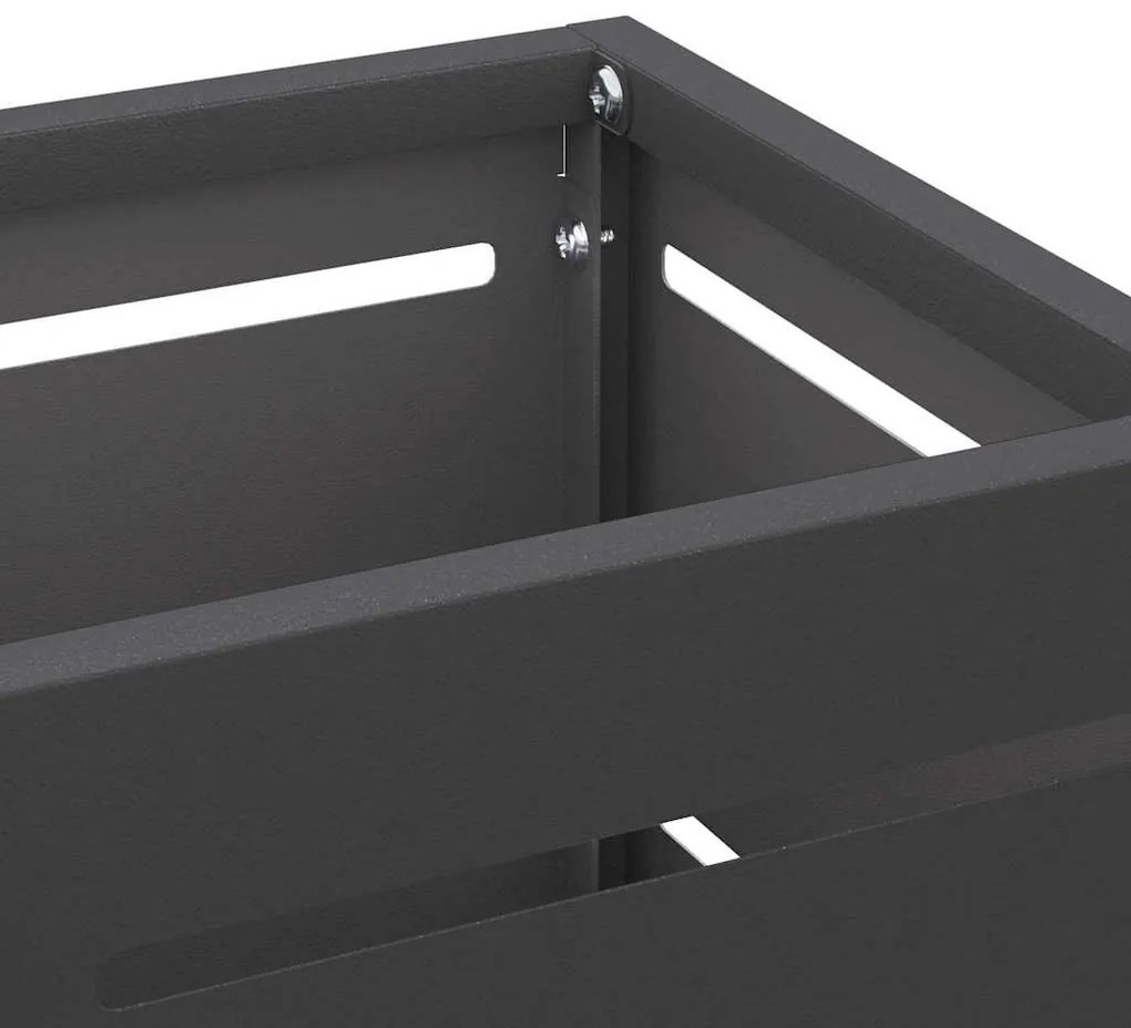 Suporte para Guarda-chuva Preto Metal Médio Armazenamento