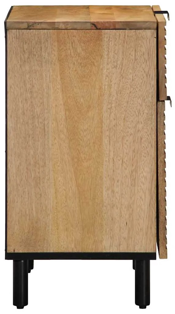Mesa de cabeceira 50x33x60 cm madeira de mangueira maciça