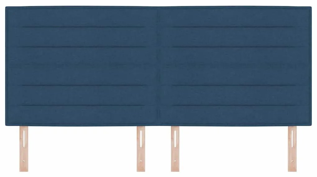 Cabeceira Design Lines Azul 200 cm Tecido