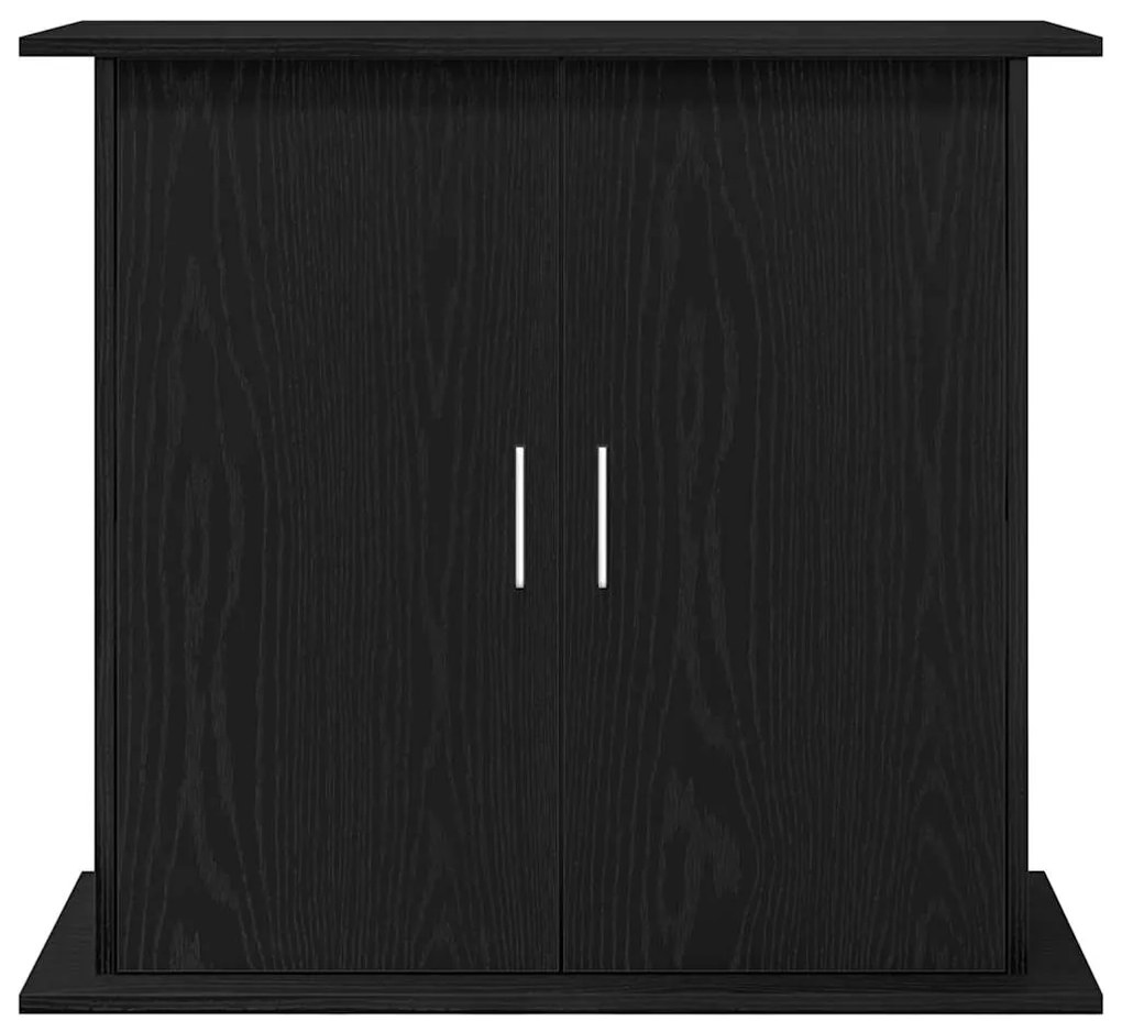Suporte de aquário 81x36x73 cm deriv. madeira carvalho preto