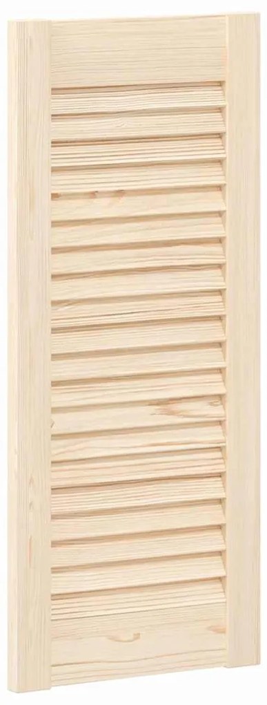 Portas de armário 4 pcs com design de persiana pinho maciço