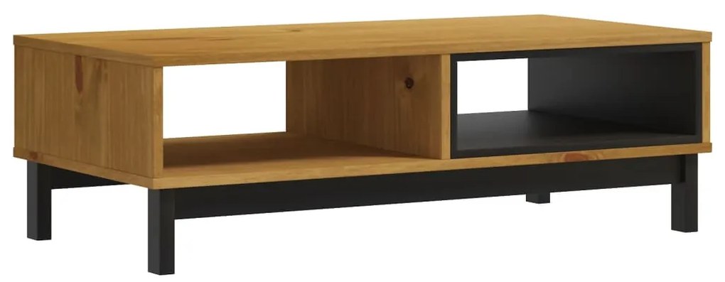 Mesa de centro FLAM 100x50x32,5 cm madeira de pinho maciça