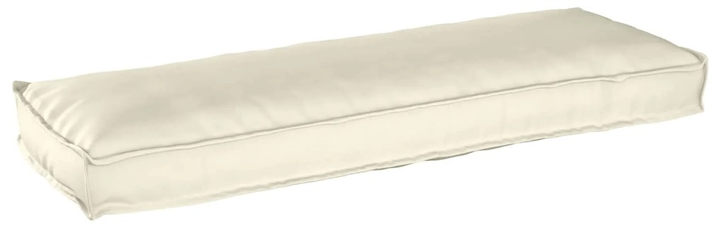 vidaXL Almofada Creme 120 x 40 x 8 cm Tecido Oxford