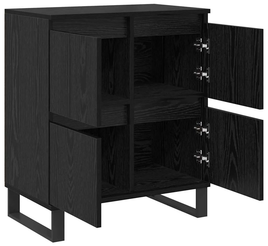 Buffet Preto 60 x 35 x 70 cm Madeira processada