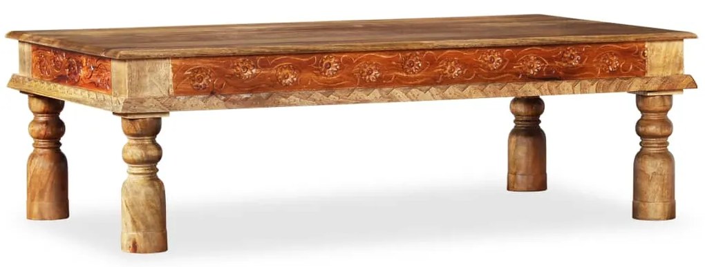 Mesa de centro madeiras mangueira/acácia maciças 110x60x38cm