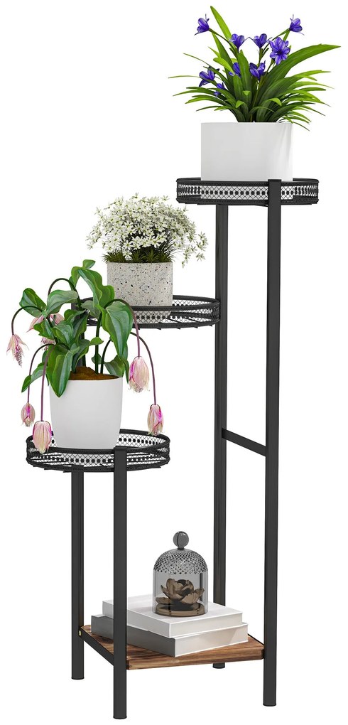 Suporte para Plantas de 4 Níveis Suporte de Aço pata Plantas de Interi