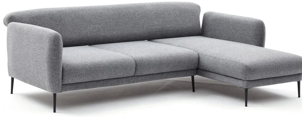 Sofá-Cama de Canto Venus – Cinzento – 265x80x163 cm