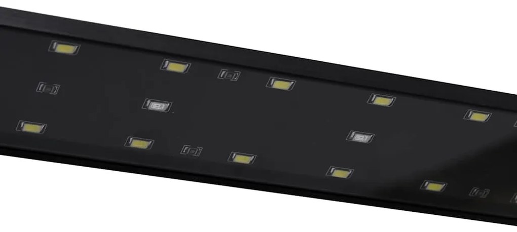 Lâmpada de aquário LED com braçadeira 25-45 cm azul e branco