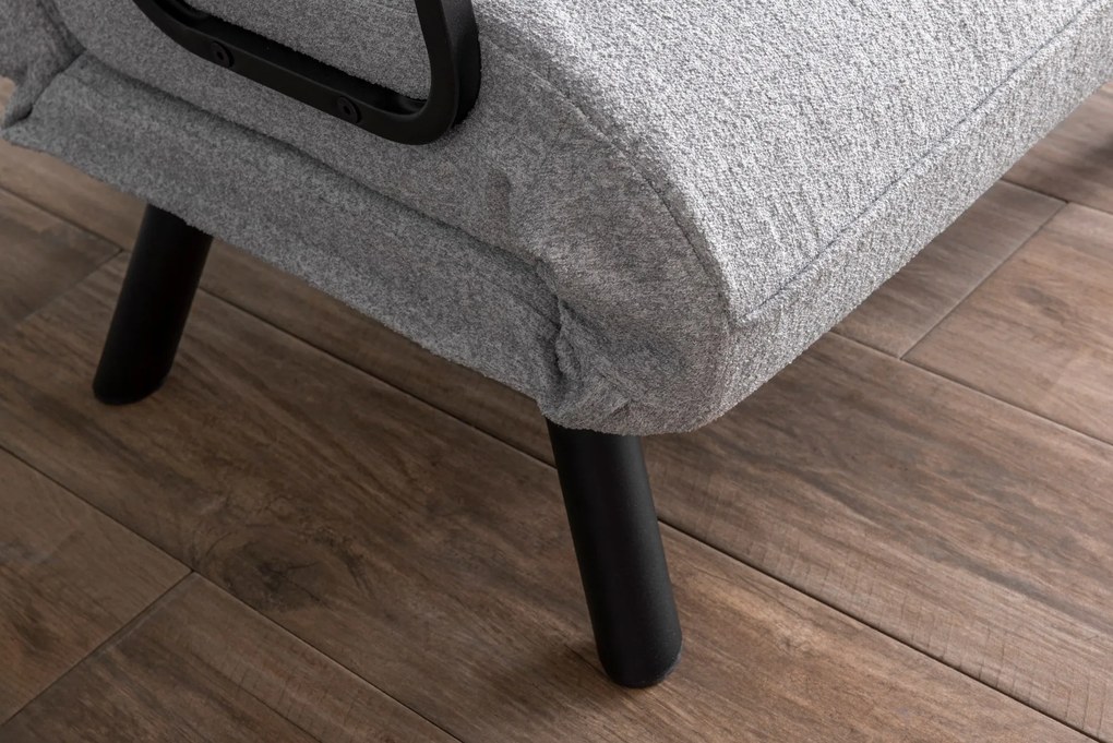 Sofá-cama de 1 Lugar Sando – Cinzento – 175x60 cm