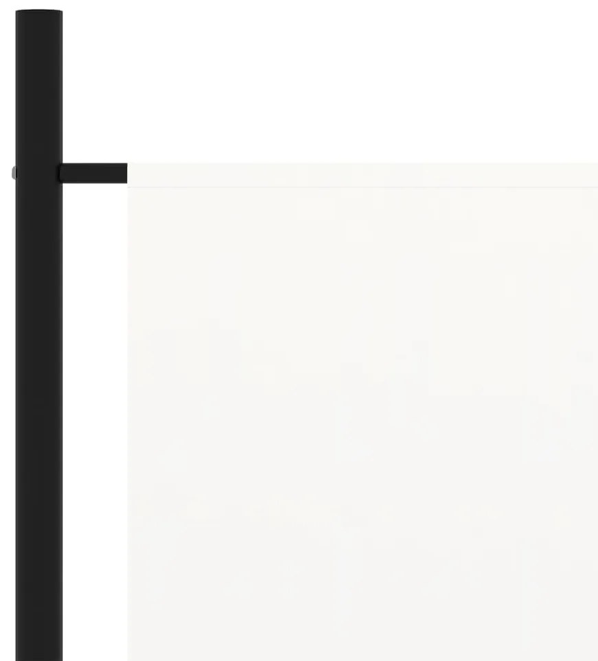 Divisória de quarto com 3 painéis 260x180 cm tecido branco