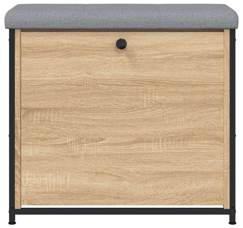 Banco sapateira c/ gaveta articulada 62x32x56cm carvalho sonoma