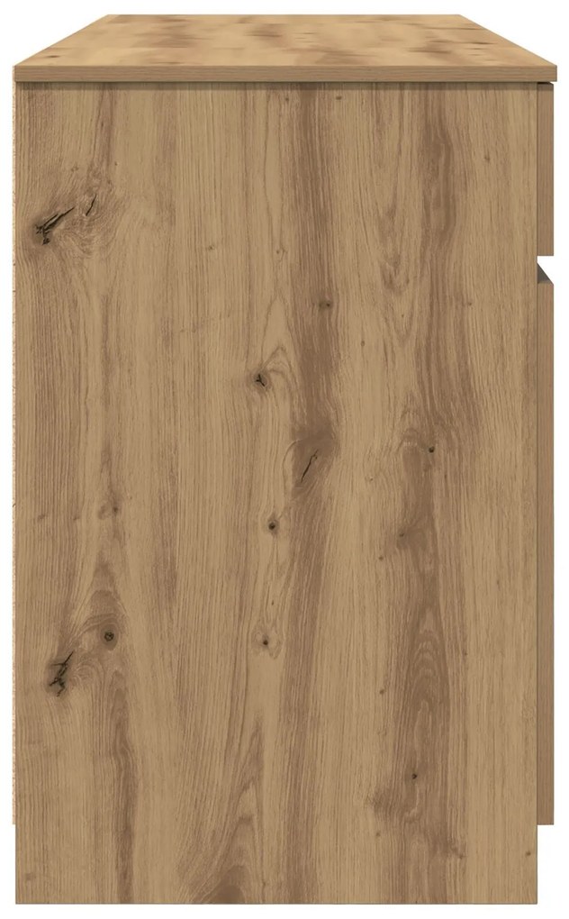 Mesa vidaXL Artisan Carvalho 140x49x76 cm Madeira de engenharia