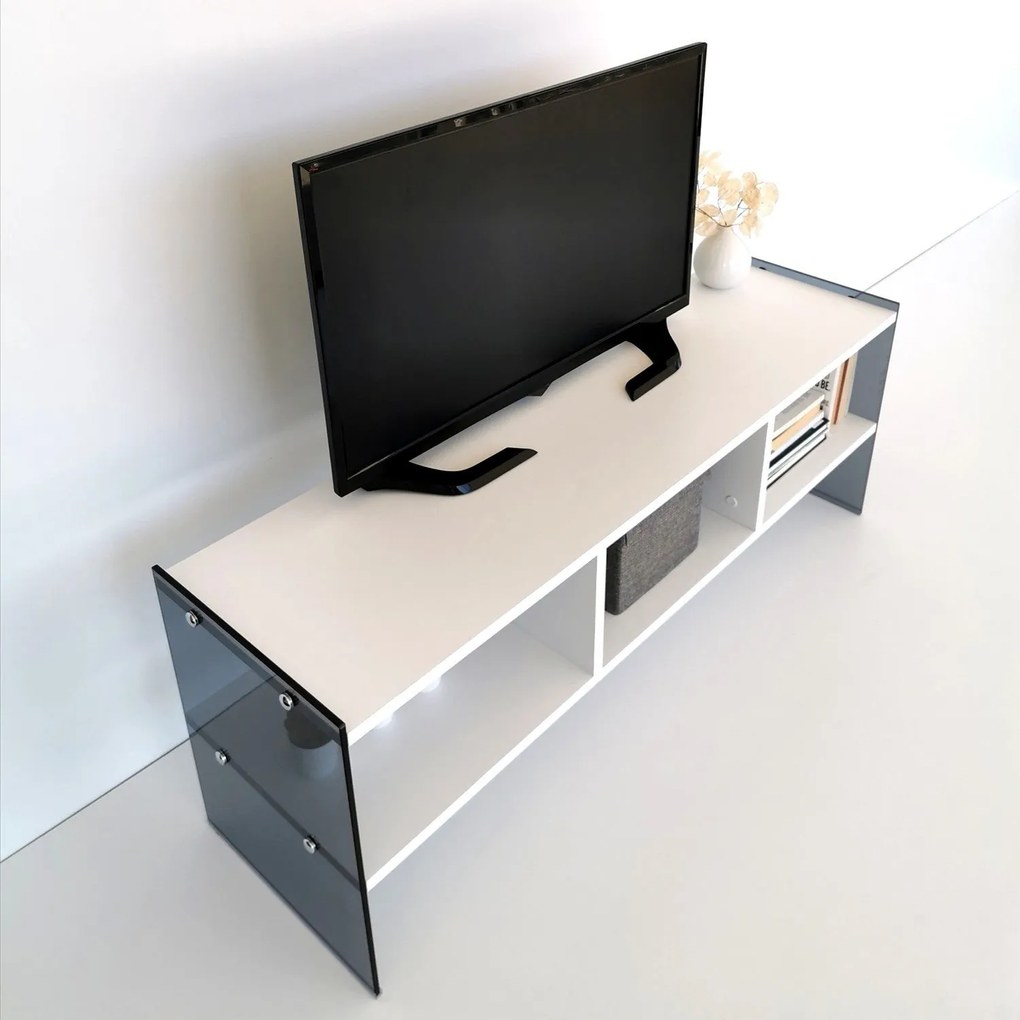 Móvel para Televisão TV401 – Branco – 120 cm x 45 cm x 35 cm