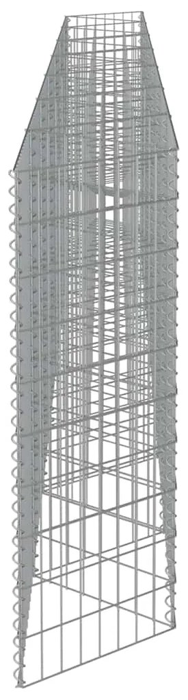 Muro gabião em aço galvanizado 450x30x100 cm