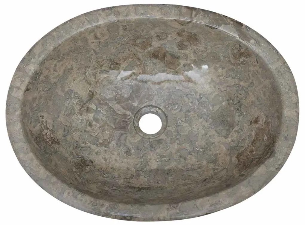 Lavatório 53x40x15 mármore cinzento