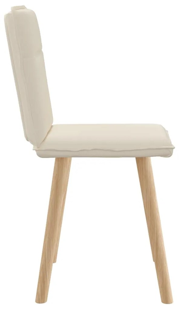 Cadeiras de jantar 2 pcs linho
