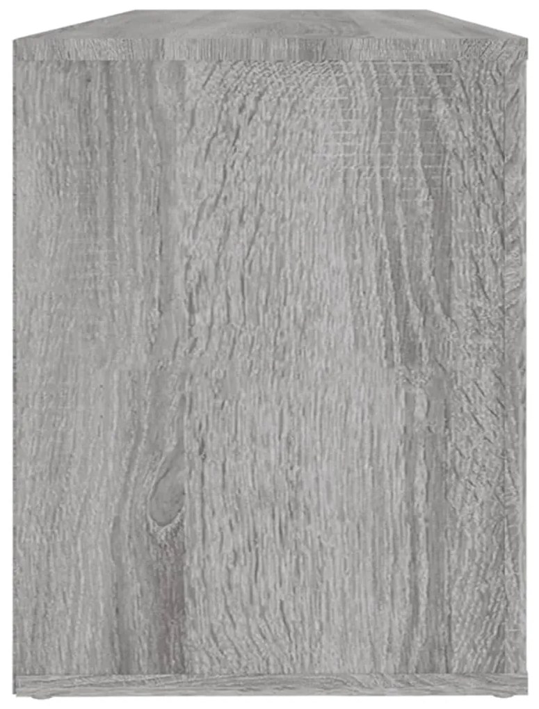 Sapateira 100x35x45 cm derivados de madeira sonoma cinza