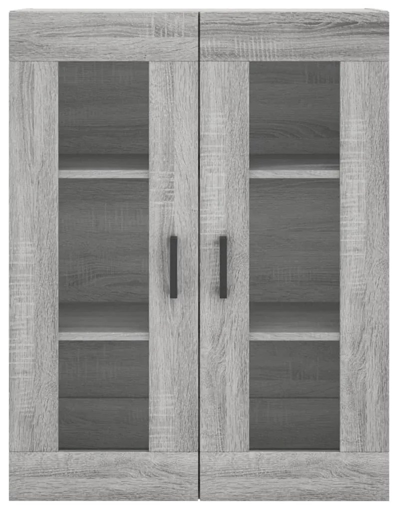 Armário alto 69,5x34x180 cm derivados de madeira sonoma cinza