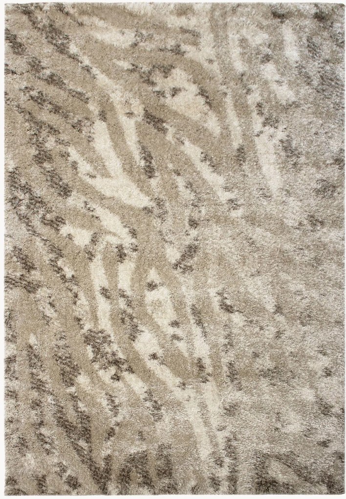 Tapete de pelo comprido Leopard Abstract