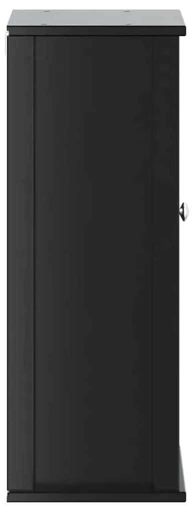 Móvel de parede p/ WC BERG 40x27x71,5 cm pinho maciço preto