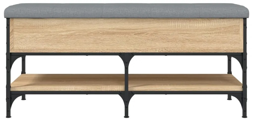 Banco sapateira 102x42x45 cm derivados madeira carvalho sonoma