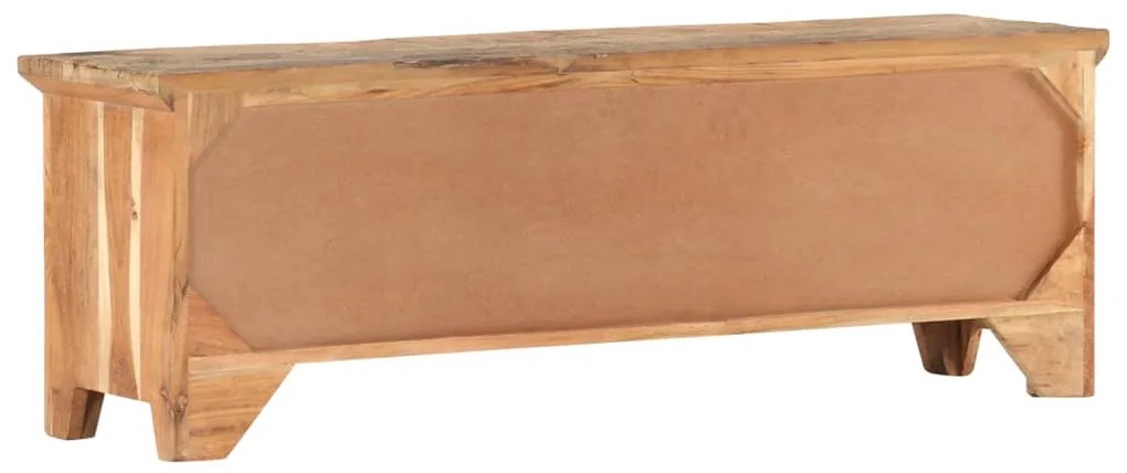 Móvel de TV 120x30x40 cm madeira acácia e recuperada maciças