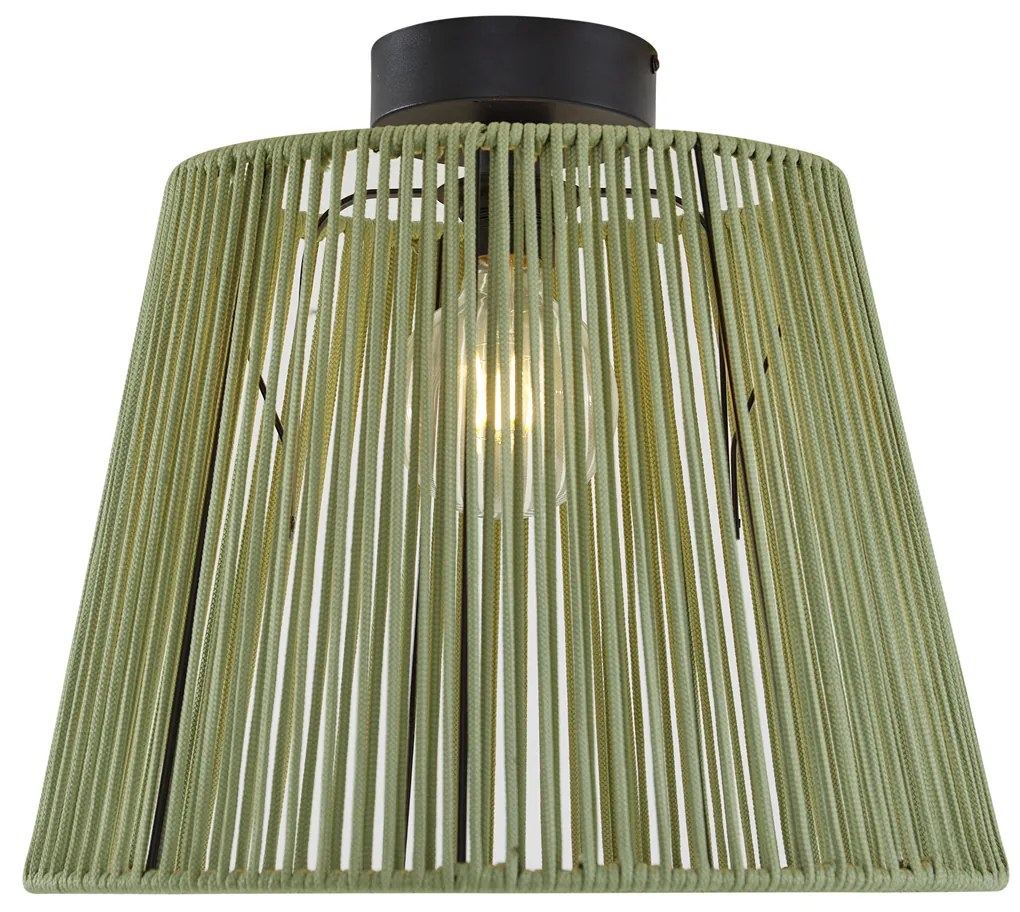 Plafon de exterior com corda verde IP54 - Jayla Japandi