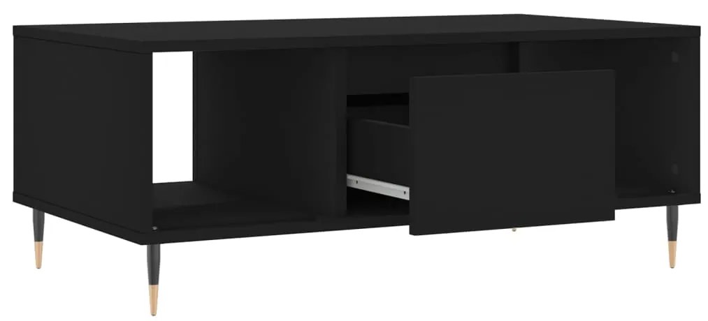 Mesa de centro 90x50x36,5 cm derivados de madeira preto