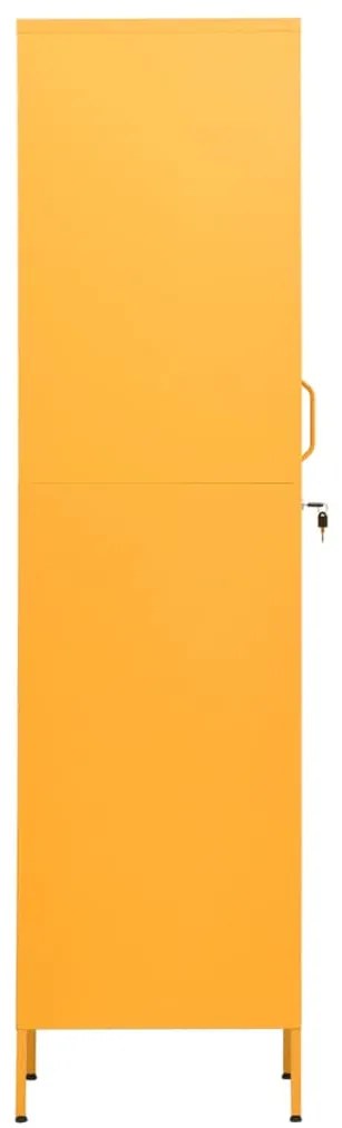 Cacifo 35x46x180 cm aço amarelo mostarda