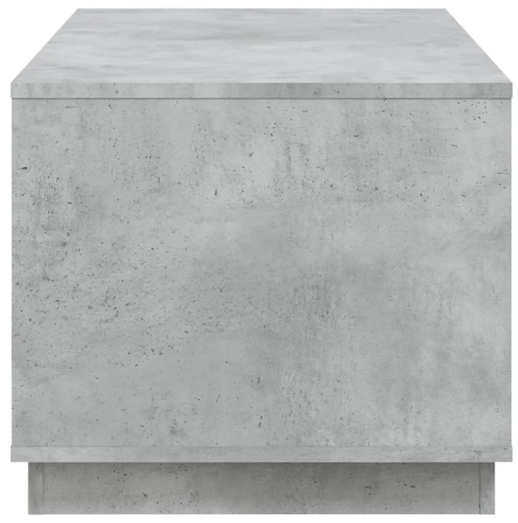 Mesa de centro 102x50x44 cm derivados de madeira cinza cimento