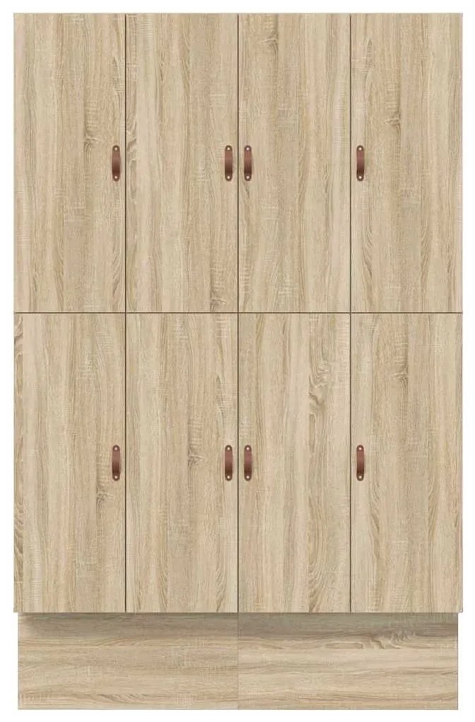 Cama de Armazenamento Sonoma Carvalho 140x190 cm